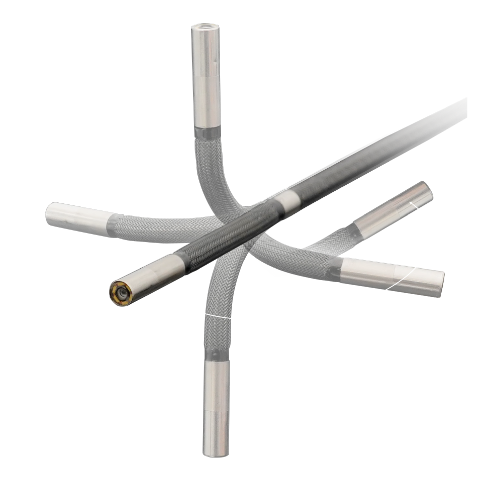 先端360°可動 全方向360° 屈曲最大180°