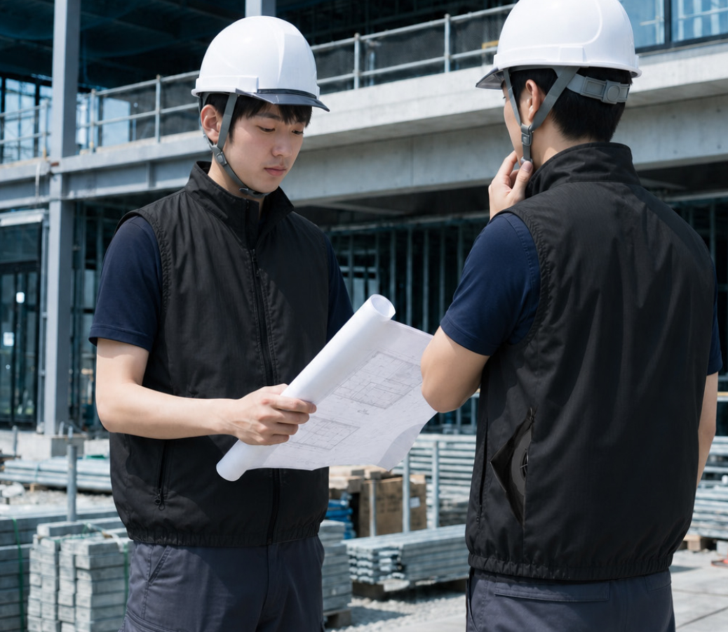 HVACウェアの静音設計(隣の人にも気づかれにくい静かさ)
