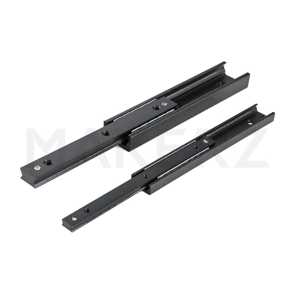 スライドレール 双方向スライド(重負荷型) 35シリーズ·2ブロック式·1/2ストレッチ