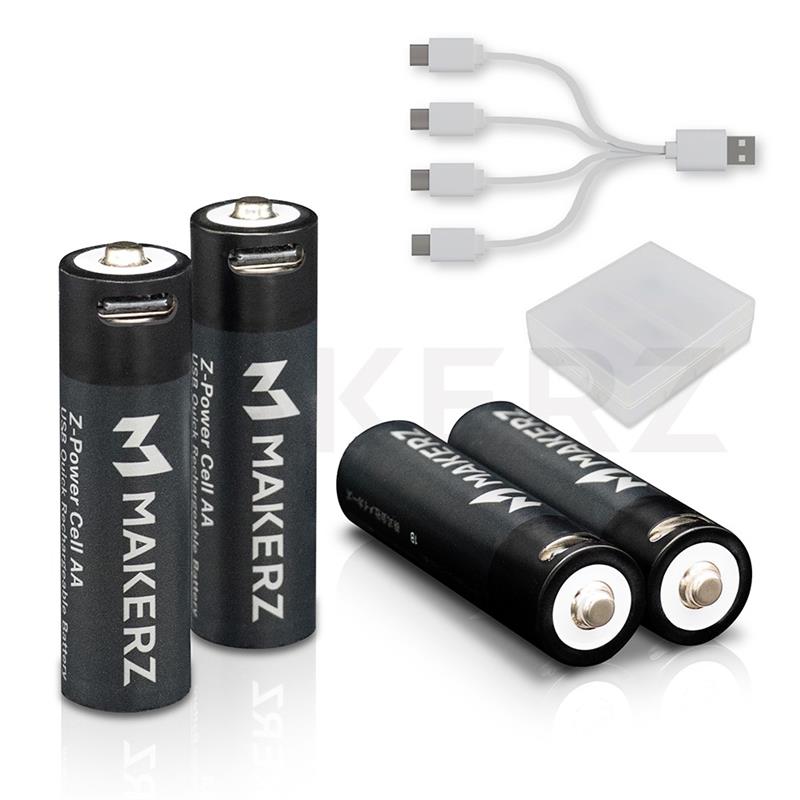 ニッケル亜鉛充電池 Z-Power Cell 4本入 （単三型）