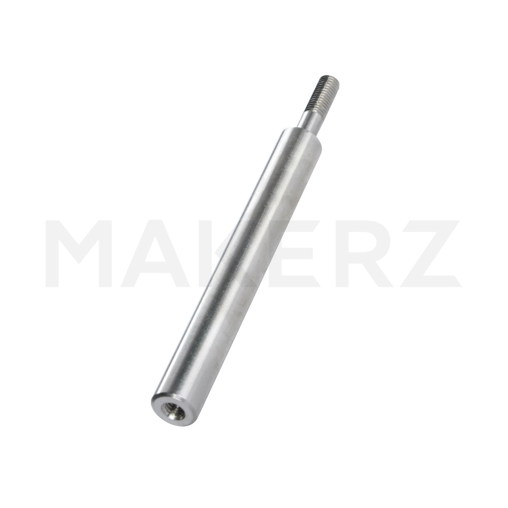 シャフト 片端おねじ片端めねじ型 逃げ溝型 g6｜MAKERZ(メイカーズ