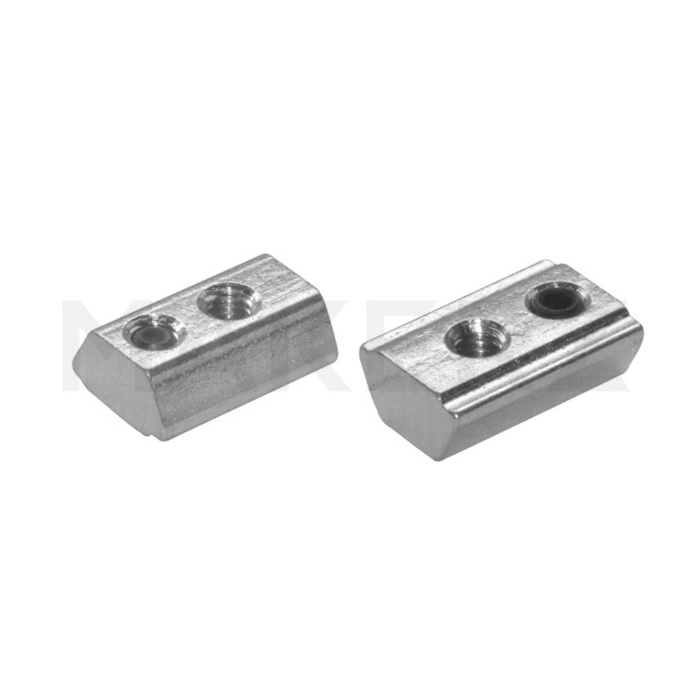 40/45シリーズ　ロック付き後入れナット（溝幅10mm)　アルミフレーム用