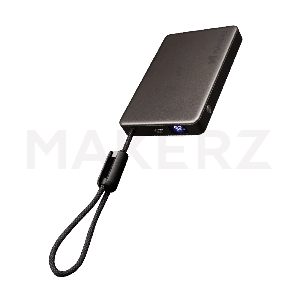 半固体モバイルバッテリー (10000mAh 30W) SOLIDZ Power Bank Model FT